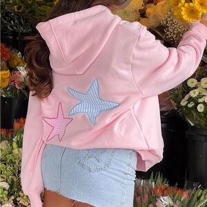 Pink Star Hoodie